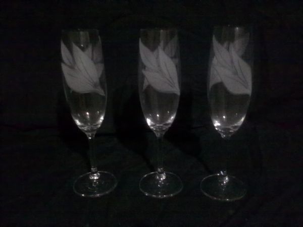 Taça cristal de champagne